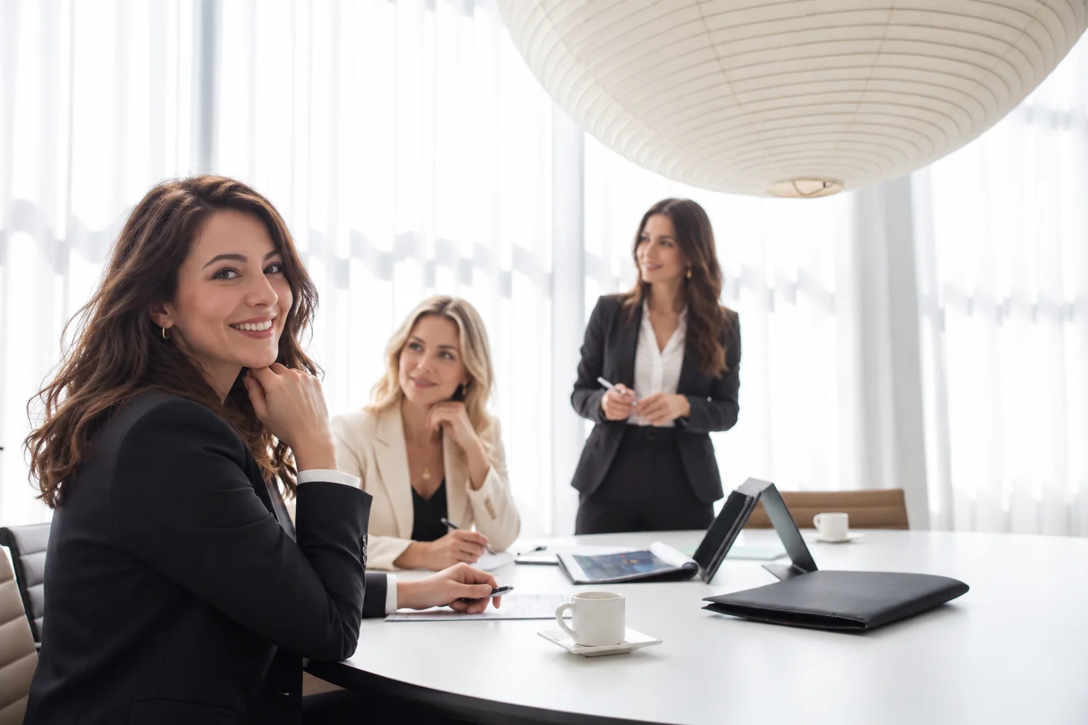 Equipo de consultoría trabajando
